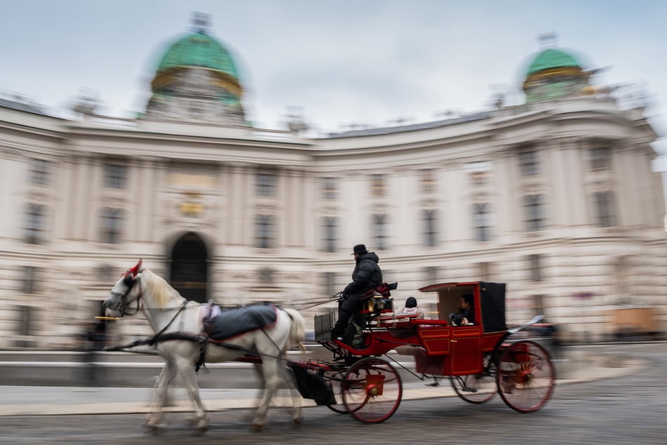 Die zweispännigen Pferdekutschen sind in Wien Tradition. Zwei Fahrgäste aus Sachsen wurden bei einem Unfall verletzt. (Symbolfoto)