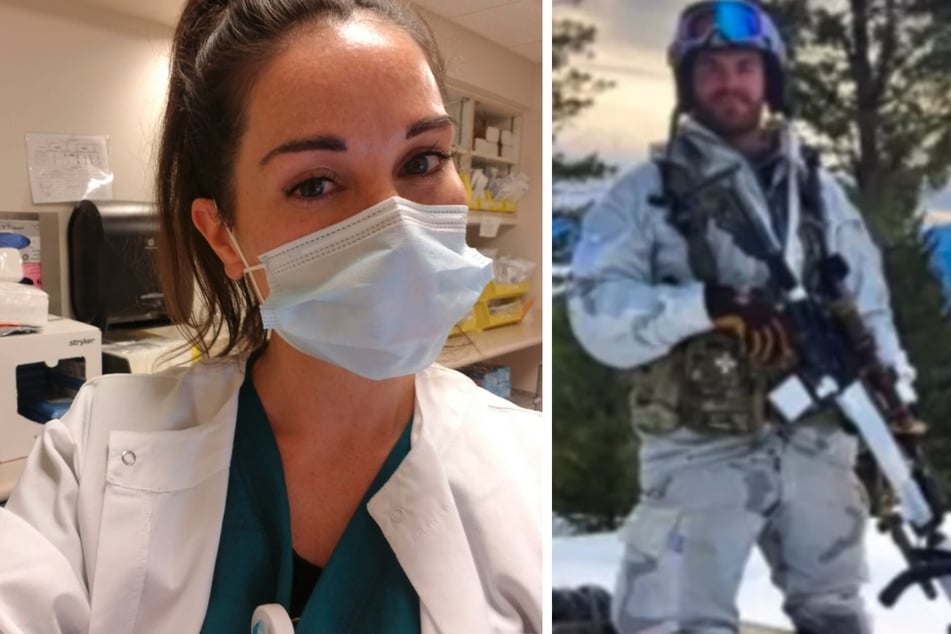 Alicia war damals Krankenschwester der Armee und im Landstuhl Regional Medical Center in Deutschland stationiert, während er bei den Spezialeinheiten tätig war.