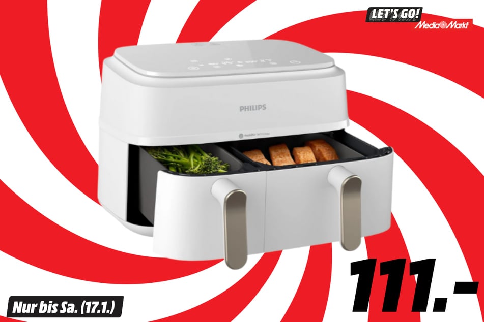 Philips-Heißluftfritteuse für 111 Euro.