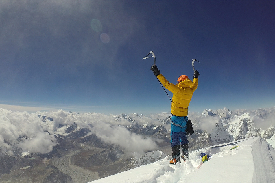 2017 bestieg Jost Kobusch den 7296 Meter hohen Nangpai Gosum II im Himalaya.