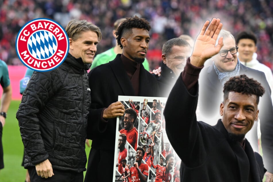 Beifall und Geschenke: FC Bayern verabschiedet Coman
