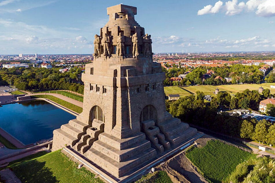 Lohnt immer einen Aufstieg: das 91 Meter hohe Leipziger Völkerschlachtdenkmal.