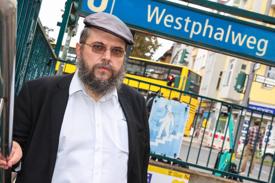 Der Potsdamer Rabbiner Ariel Kirzon wurde im September 2022 von einem unbekannten Mann im U-Bahnhof Westphalweg beleidigt und attackiert.