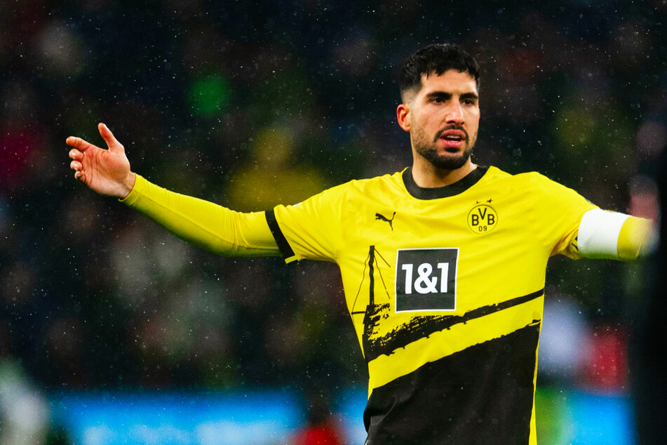 Bedient: Dortmunds Kapitän Emre Can (29) ging nach dem Spiel mit seinem Team hart ins Gericht.