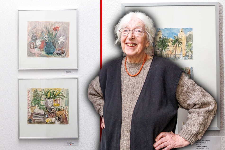 Dresden: Mit 90 Jahren: Neue Ausstellung von ältester Künstlerin Dresdens