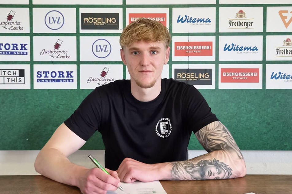 Hector Hink (23) soll bei der BSG Chemie Leipzig zukünftig das offensive Mittelfeld aufwirbeln.