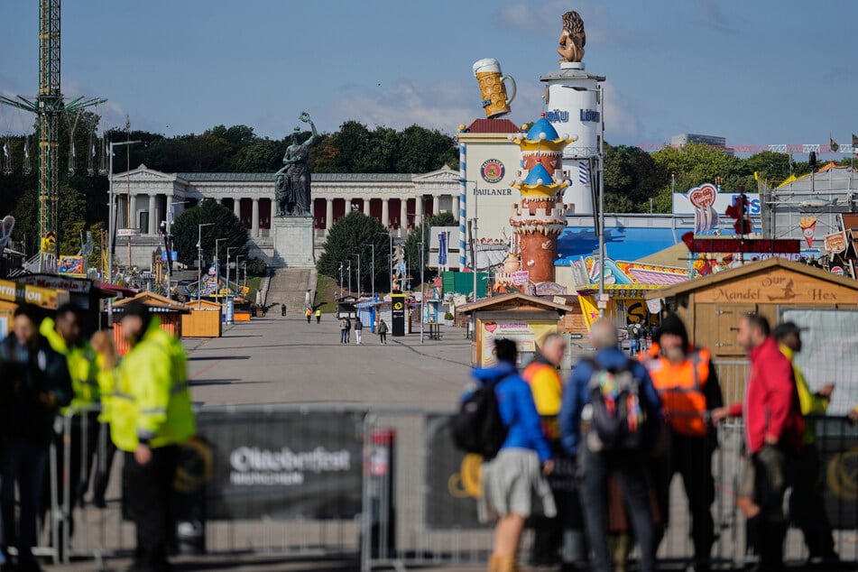 Das Gelände des Oktoberfests wurde gesperrt.