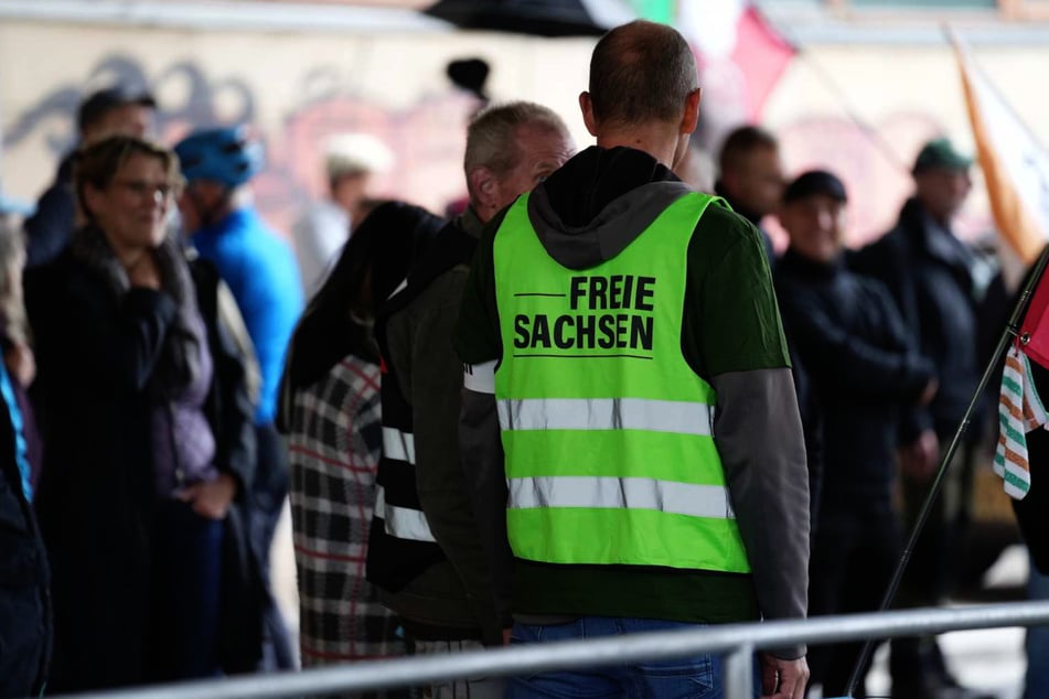 Die "Freien Sachsen" haben zum Protest gegen die Asylpolitik aufgerufen.