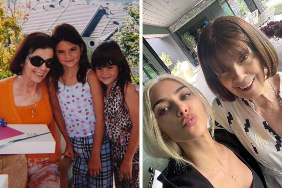 Neben süßen Flashback-Bildern teilten die Kardashians auch aktuellere Aufnahmen mit ihrer geliebten Mary Jo.