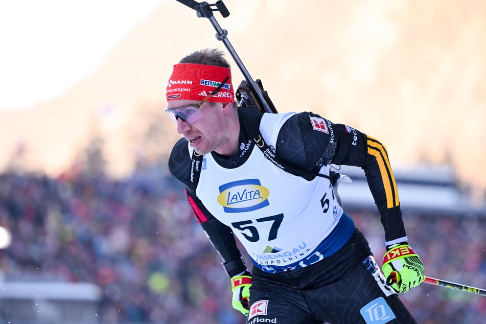 Johannes Kühn (34) bei einem seiner letzten Weltcup-Rennen im Januar in Ruhpolding.