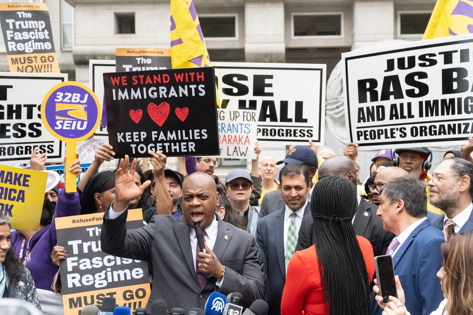 Newark Mayor Ras Baraka has opposed the Trump administration's anti-immigrant agenda.