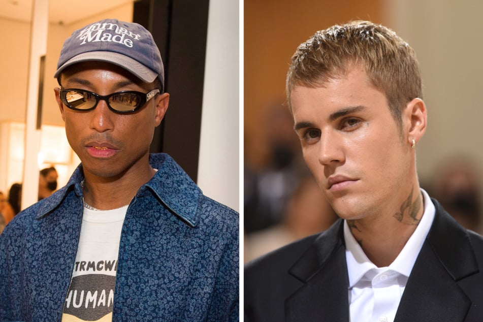 Er soll schon mit Pop-Größen wie Justin Bieber (29, r.) und Pharrell Williams (50) zusammengearbeitet haben.