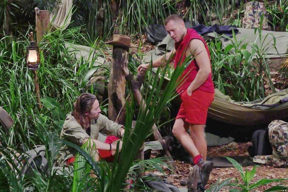 Patrick Romer (30, r.) macht kurzen Prozess, wenn ein Insekt ihm zu Nahe kommt.