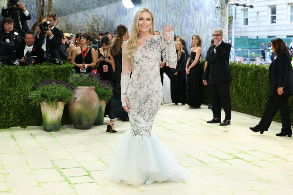 Lindsey Vonn (41) bei der Met Gala in New York Anfang Mai.