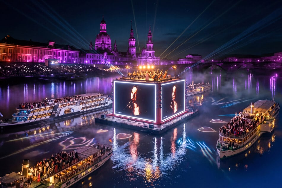 Die Visualisierung zeigt ungefähr, wie sich Gäste das "Elbzauber"-Event vorstellen müssen.