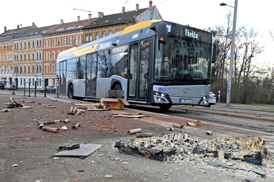 Auf einigen Plätzen türmte sich der Müll.