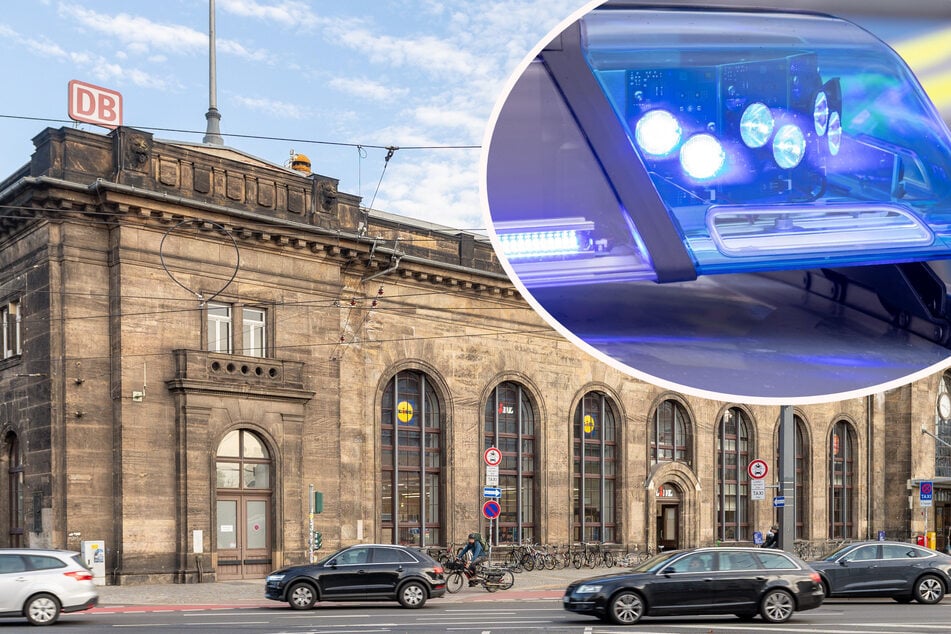 Polizisten stoppten einen Transporter, der sich unerlaubterweise am Neustädter Bahnhof aufhielt.