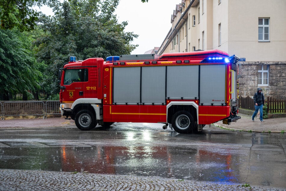 Schauer und Unwetter: Teile Thüringens versinken im Regen