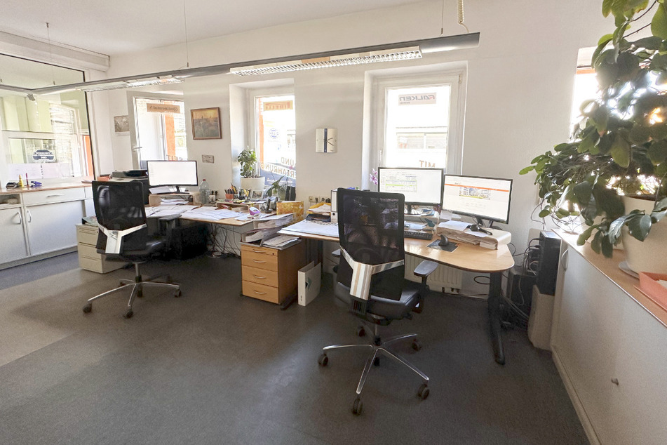 So könnte Dein neuer Arbeitsplatz aussehen: Die Büroräume sind groß und lichtdurchflutet.