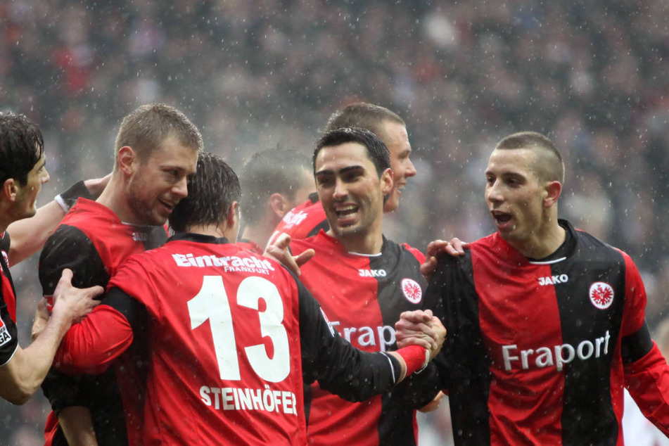 Nikola Petkovic (r.) stand für Eintracht Frankfurt insgesamt neunmal auf dem Platz.