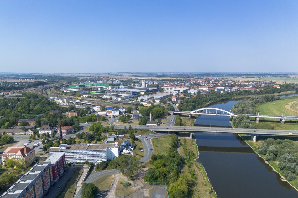 Beide Brücken in Riesa.