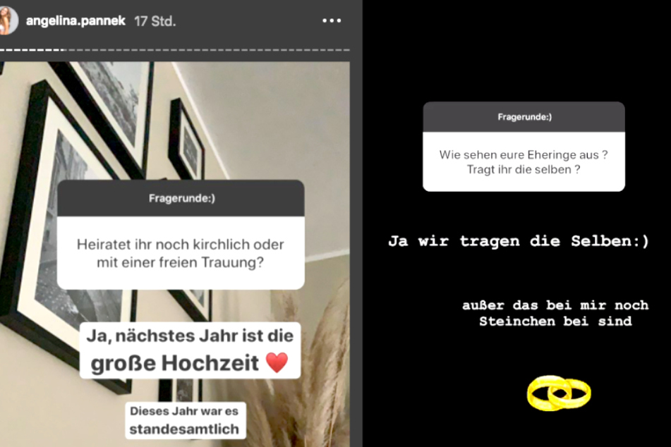 Im kommenden Jahr wollen Angelina (28) und Sebastian Pannek (33) noch einmal groß heiraten.