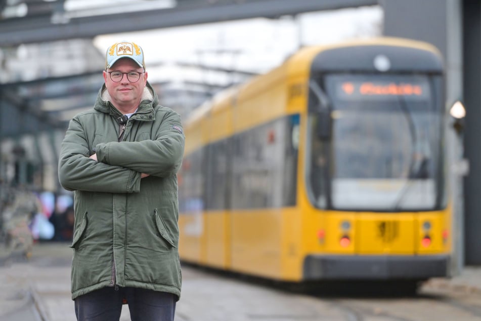 Für Maik Zeuge ist Straßenbahnfahren nicht nur ein Beruf, sondern seine Leidenschaft.