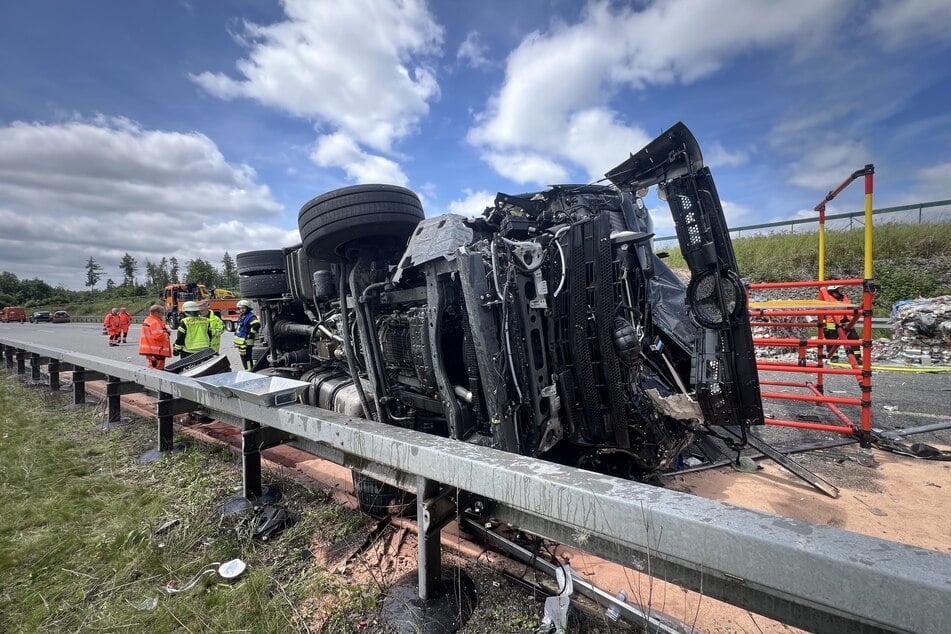Die Lkw-Fahrer überlebte den Unfall nicht.