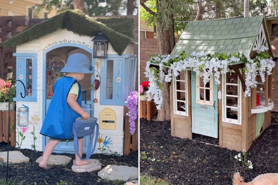 Nicht nur die 29-Jährige selbst liebt ihren Fantasy-Garten - auch ihr Sohn und eine riesige Fangemeinde auf Instagram sind von dem Projekt begeistert.