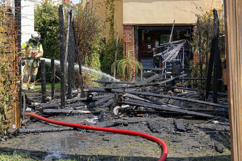 Die Feuerwehr konnte den Brand schnell löschen.