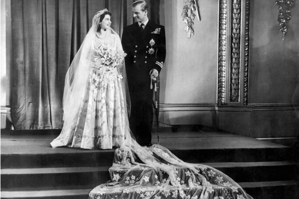 Queen Elizabeth II and Prince Philip married on November 20, 1947 (archive image).