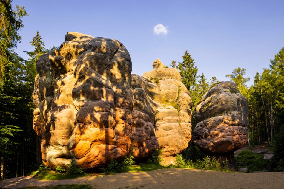 Der Kelchstein ist ein Pilzfelsen im Zittauer Gebirge.
