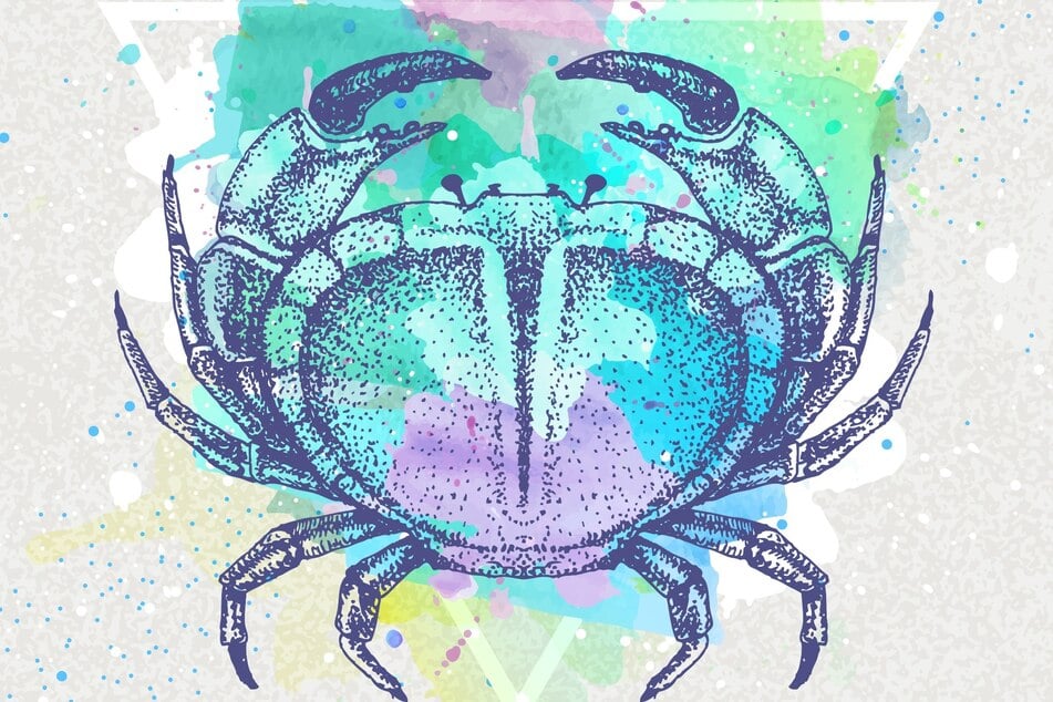 The zodiac sign Cancer is a water sign, symbolized by the crab.