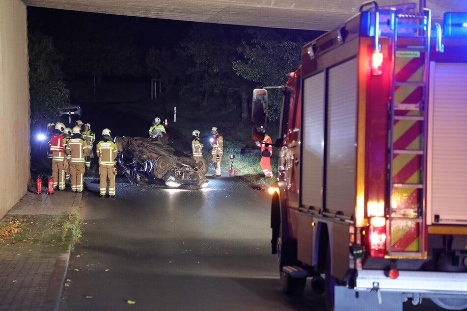 Mehrere Feuerwehren befanden sich im Einsatz.
