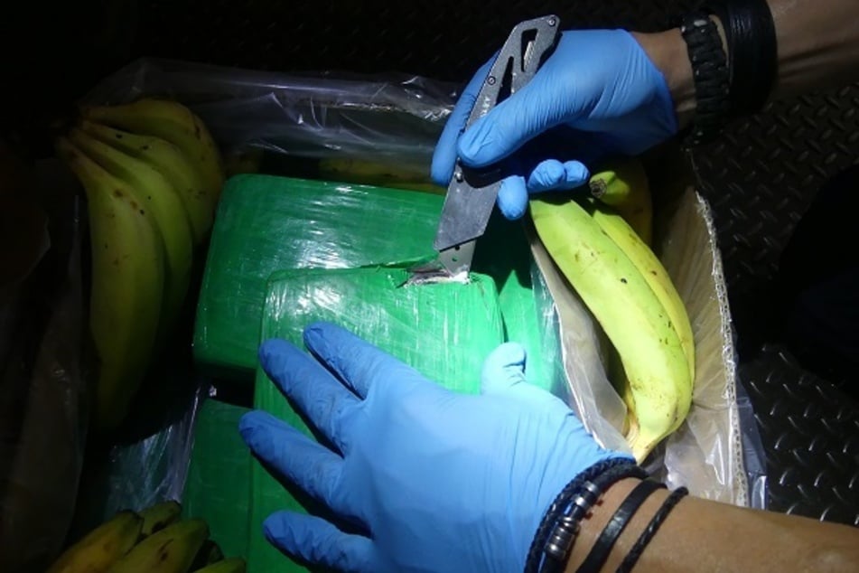 Ein Obsthändler entdeckte in Brandenburg Drogen in Bananenkisten.