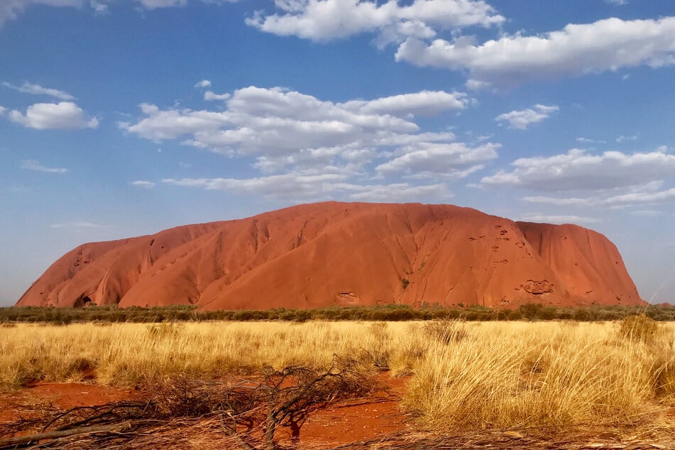 Australiens "Heiliger Berg", der Uluru (Ayers Rock).