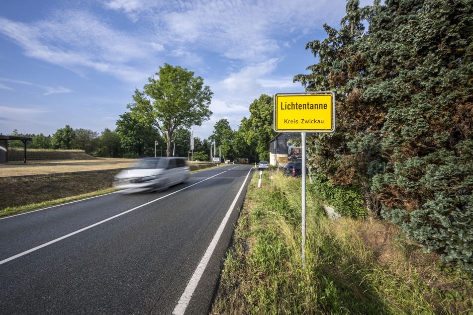 Der Unfall geschah in Lichtentanne.