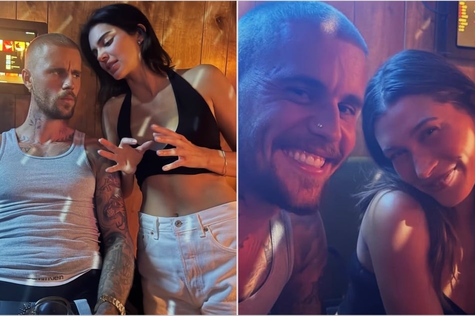 Hailey Bieber reacts to Justin's viral moment with Kendall Jenner!