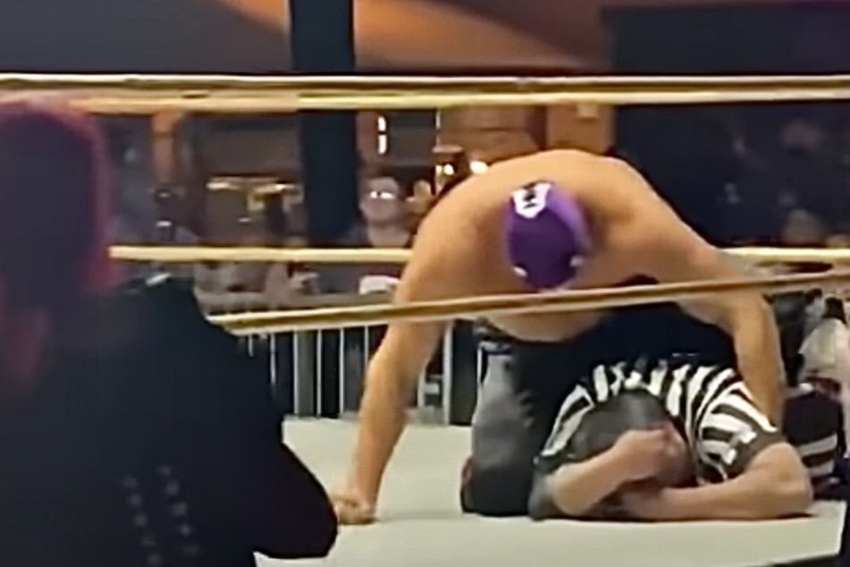 Horror in the ring: Wrestler Hannibal goes off the rails and stabs referee