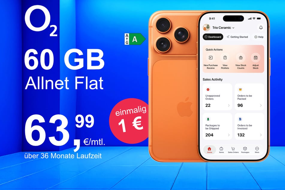 Das neue iPhone 17 Pro Max inkl. 60 GB Datenvolumen für nur 1 Euro exklusiv bei o2.