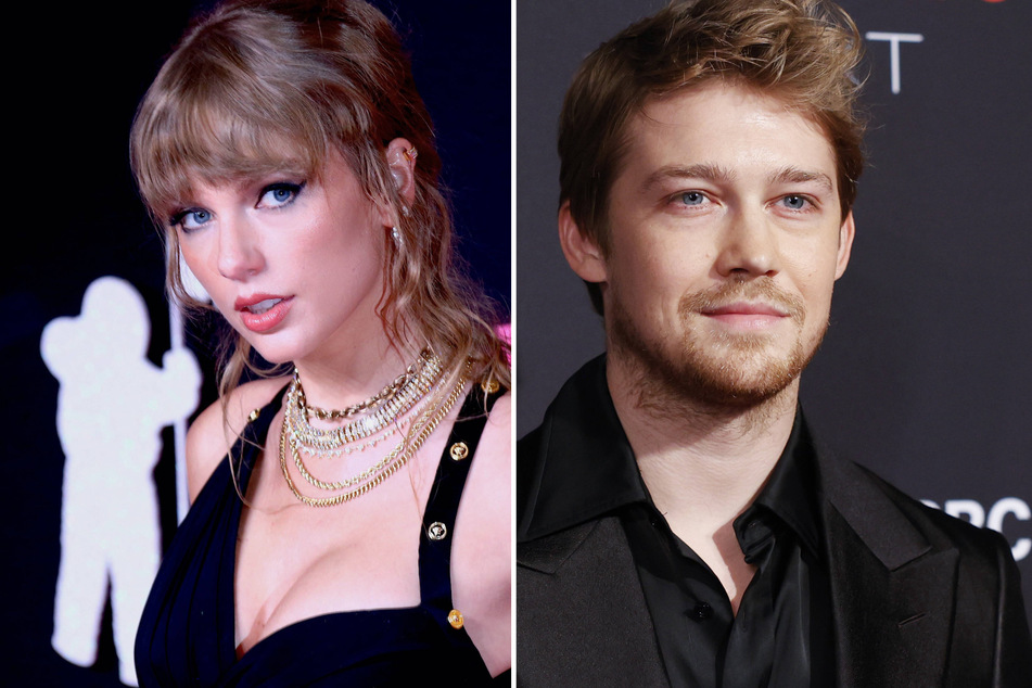 Joe Alwyn (r.) is said to be "dating and happy" a year after calling it quits with Taylor Swift.