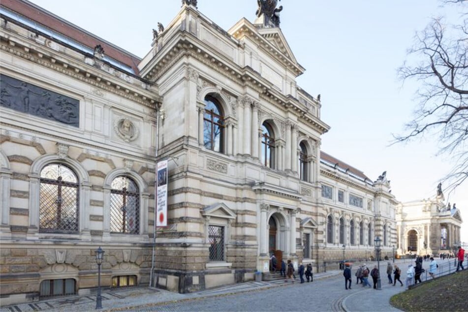 Was ist denn da im Albertinum in Dresden los?