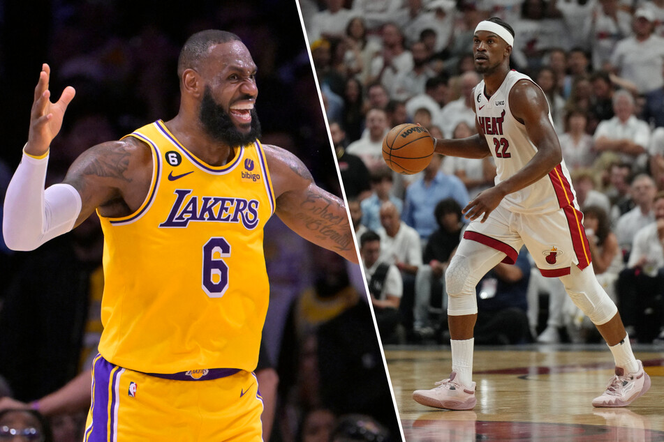 LeBron James and Jimmy Butler lead Lakers and Heat to conference finals