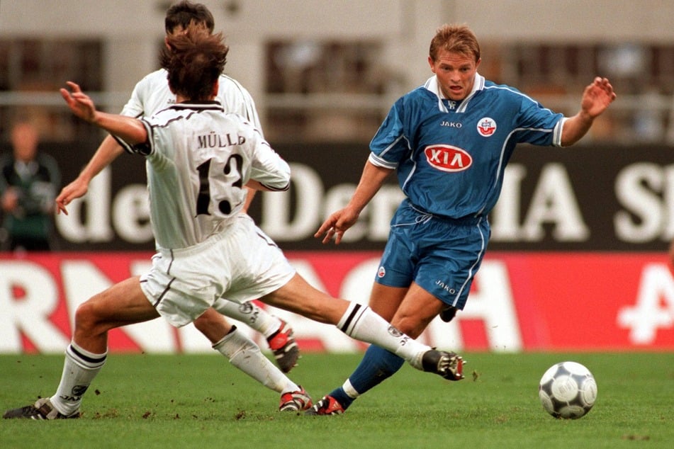 Kreso Kovacec (56, r.) spielte in der Bundesliga für den FC Hansa Rostock. (Archivfoto)