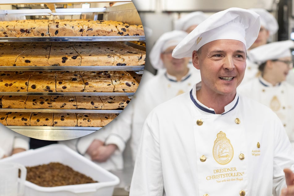 Dresden: Das große Backen - Hier werden die Stollenplatten für den Riesenstriezel gemacht