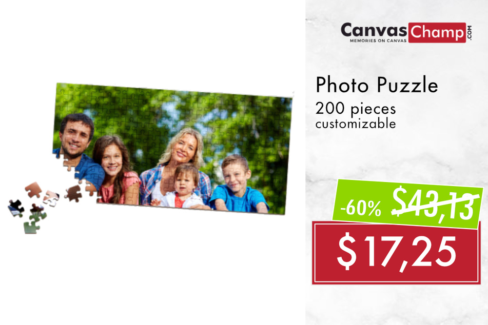 Want a fun and unforgettable gift for Mother's Day? Check out this Photo Puzzle from CanvasChamp.