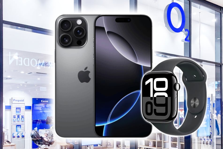 Bei o2 gibt's das iPhone 16 Pro Max mit Watch S10 LTE im Mega Angebot