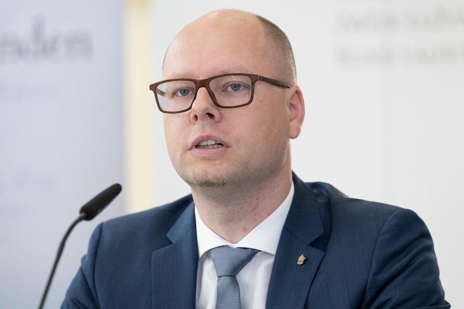 Domowina-Vorsitzender Dawid Statnik (40): "Wir sind in der Orientierungsphase."