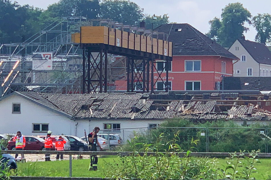 Mehrere Menschen wurden durch die Explosion in Günzburg verletzt.
