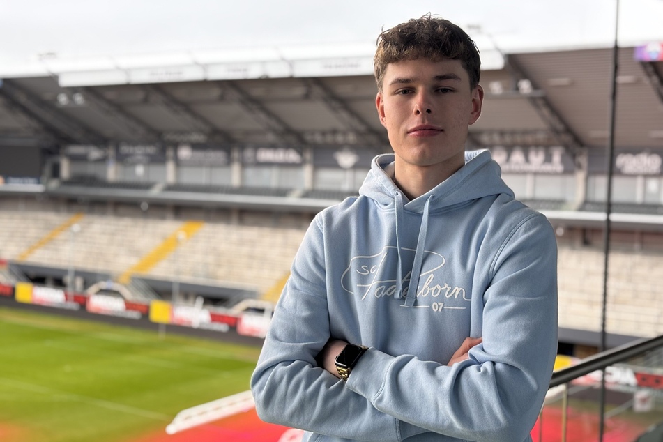 Willkommen in Deutschland! Casper Terho (21) jagt in der Rückrunde für den SC Paderborn dem Ball der 2. Liga hinterher.